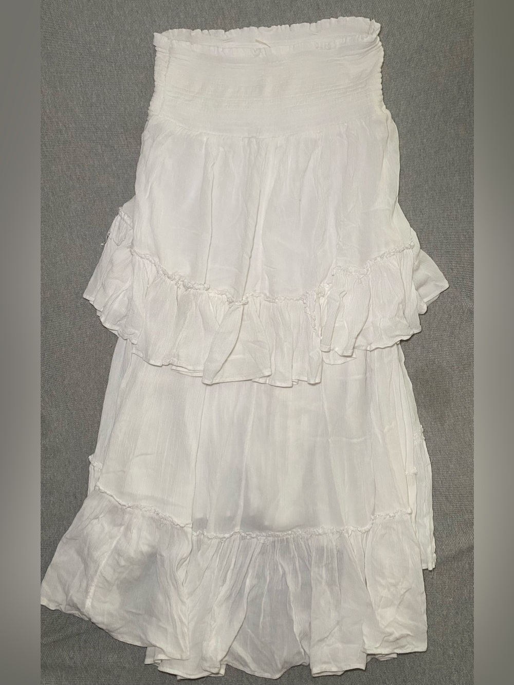 Free People The Convertible Skirt Tube Midi Dress Smocked Large - Picture 5 of 10